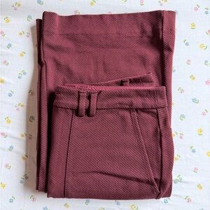 Anthropologie Deep Red Trousers